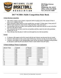 2017 NCBBA Skills Competition Rule Book