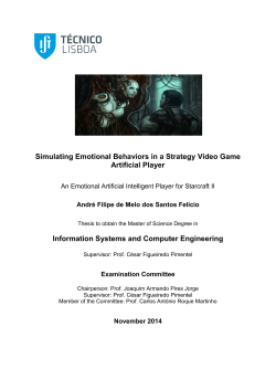 Simulating Emotional Behaviors in a Strategy Video Game Artificial