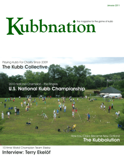Interview: Terry Ekel&ouml;f The Kubb Collective The