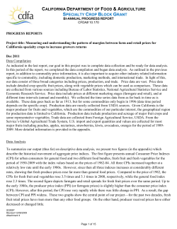 December 2011 - Agricultural Issues Center