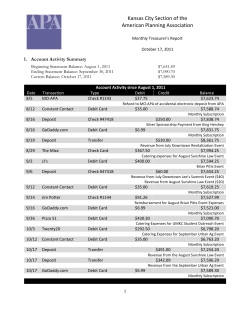 Kansas City Section of the American Planning Association