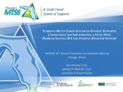 MTSS - NASDSE