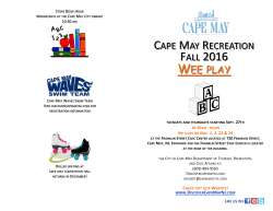 cape may recreation fall 2016 wee play