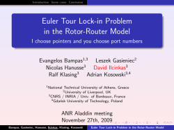 Euler Tour Lock-in Problem in the Rotor-Router Model