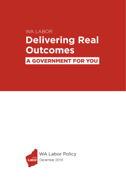 Delivering Real Outcomes