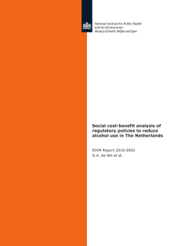 Social cost-benefit analysis of regulatory policies to