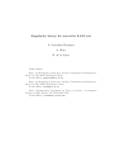Singularity theory for non-twist KAM tori A