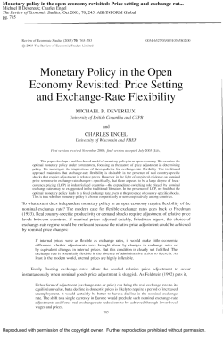 Monetary policy in the open economy revisited: Price setting and
