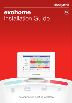 evohome Connected Installation