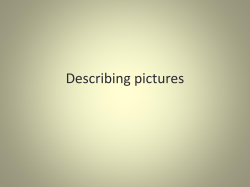 Describing pictures