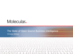 of Open Source BI?