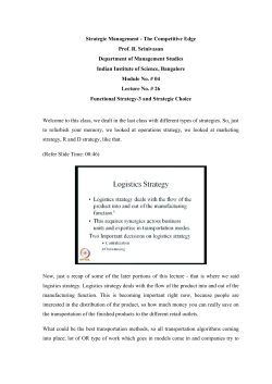 Strategic Management