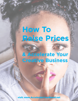 How To Raise Prices