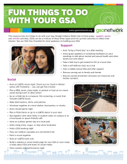 Fun things to do with your gsa