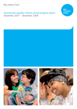 Second joint equality scheme annual progress