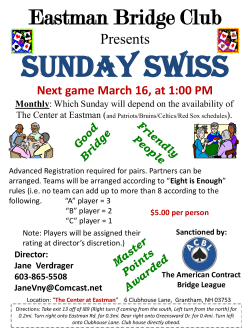 march-sunday-swiss - Eastman Bridge Club