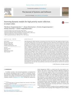 Assessing dynamic models for high priority waste collection in smart