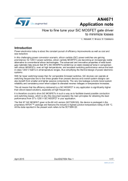 How to fine tune your SiC MOSFET gate driver to minimize losses