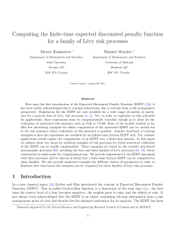 Computing the finite-time expected discounted penalty function for a