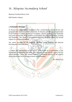 Annual Report 2013 &ndash; 2014