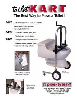 Best Way to Move a Toilet Brochure - Pipe-Tyte