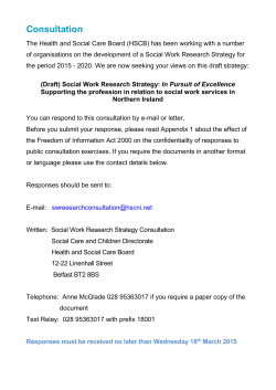 Social Work Research Strategy Consultation Questionnaire WORD
