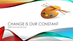 Change is Our Constant - Indiana Association of Collegiate
