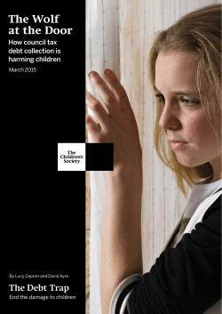 The Wolf at the Door - The Children`s Society