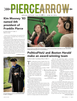PoliticsFitzU and Boston Herald make an award