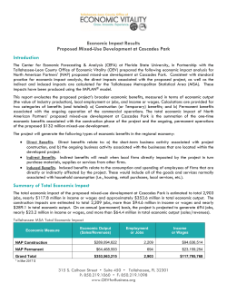 Economic Impact Results Proposed Mixed-Use