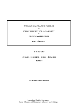 jica-tugem-tika - Yenilenebilir Enerji Genel M&uuml;d&uuml;rl&uuml;ğ&uuml;