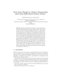 From Array Domains to Abstract Interpretation under Store