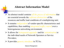 Abstract Information Model