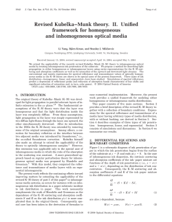 Revised Kubelka&ndash;Munk theory. II. Unified framework for