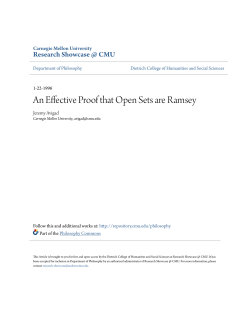 An Effective Proof that Open Sets are Ramsey