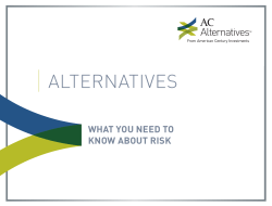 alternatives - American Century Investments