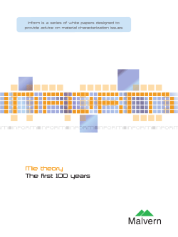Mie Theory - ATA Scientific