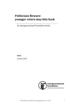 Politicians Beware: younger voters may bite back