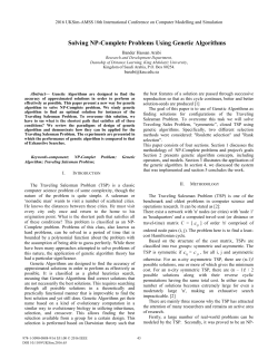 Solving NP-complete Problems Using Genetic Algorithms