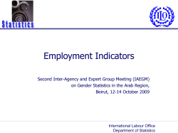 Employment Indicators