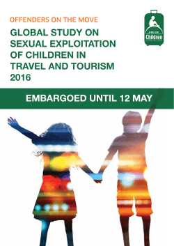 embargoed until 12 may global study on sexual exploitation of