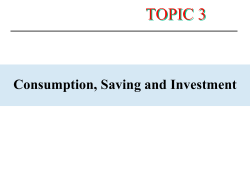 Consumption - The University of Chicago Booth School of Business