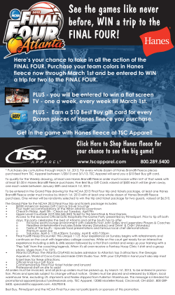 See the games like never before, WIN a trip to the