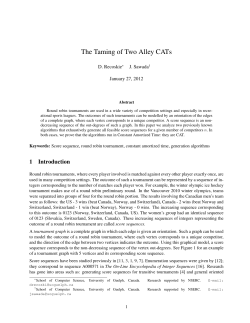 The Taming of Two Alley CATs