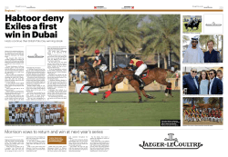 Habtoor deny Exiles a first win in Dubai