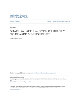 sharedwealth: a cryptocurrency to reward miners evenly