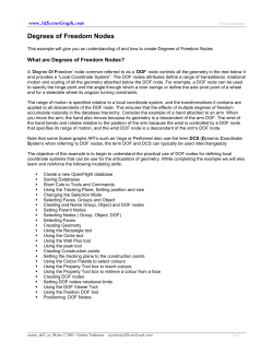 Creating DOF/DCS Nodes Example 1 - Vis