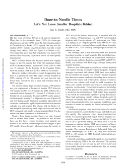 Door-to-Needle Times