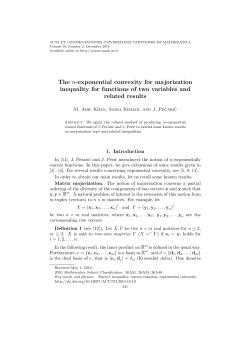 The n-exponential convexity for majorization inequality for functions