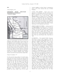 1976 - Oregon Birding Association